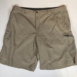 Columbia Cargo Hiking Shorts Men's 42 Khaki